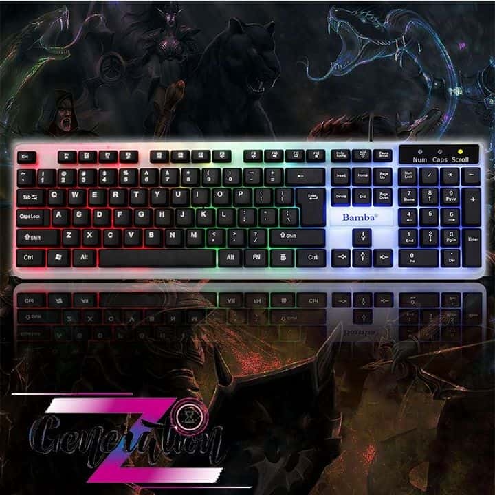 Bàn phím cơ Bamba B18 thiết kế đẹp mắt, chuẩn gaming
