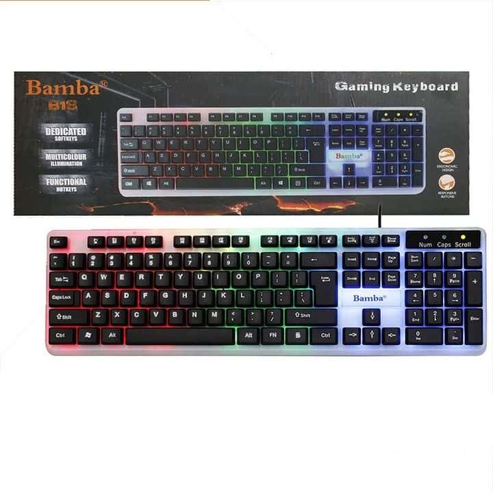 Bàn phím cơ Bamba B18 thiết kế đẹp mắt, chuẩn gaming