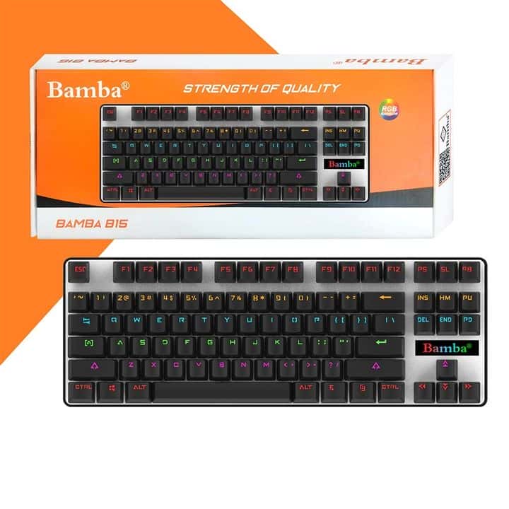 Bàn phím cơ Bamba B18 thiết kế đẹp mắt, chuẩn gaming