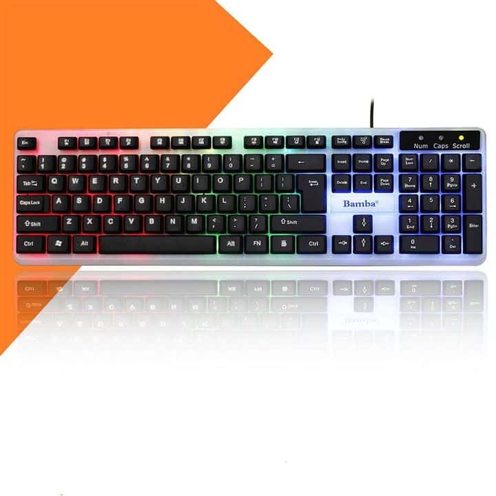 Bàn phím cơ Bamba B18 thiết kế đẹp mắt, chuẩn gaming