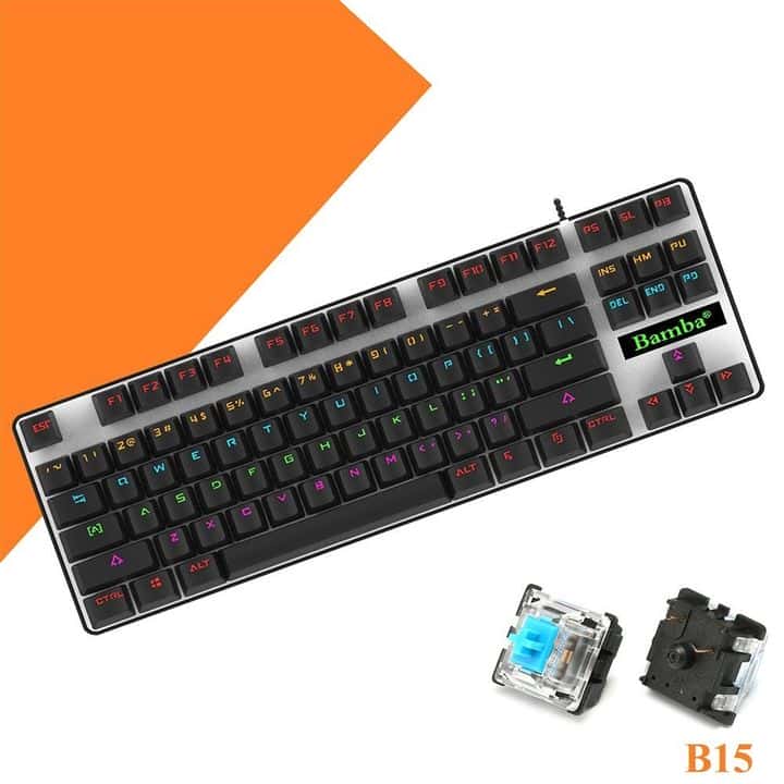 Bàn phím cơ Bamba B18 thiết kế đẹp mắt, chuẩn gaming