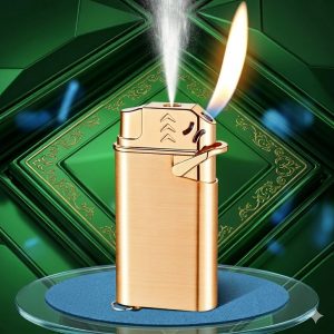 Bật lửa phun nước troll bạn bè xài gas