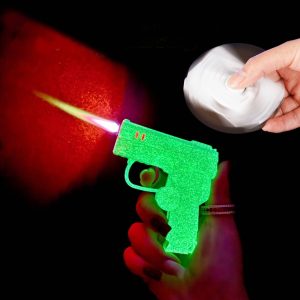 Bật lửa hình súng dạ quang có trục xoay