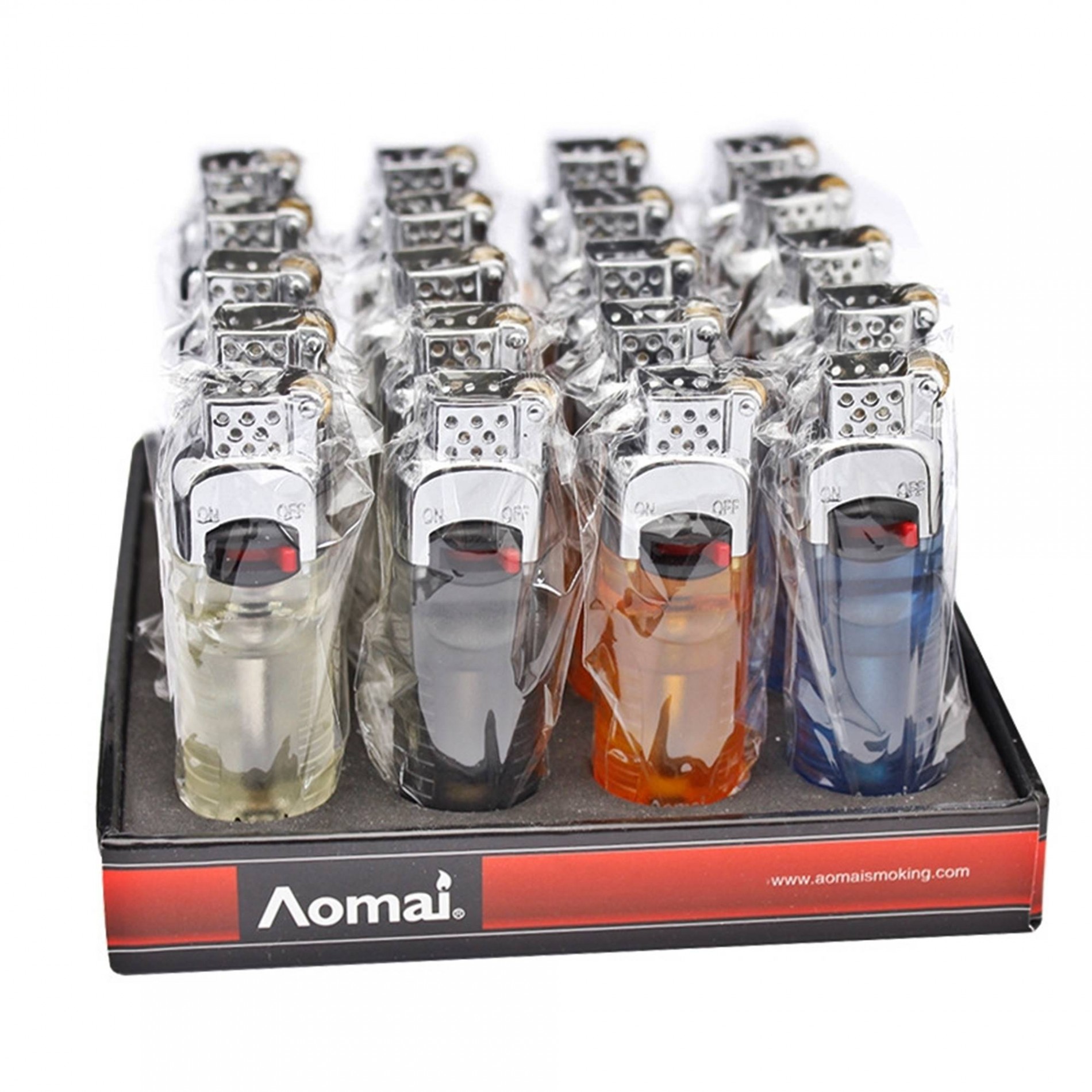 Bật lửa Aomai 7102 ma trơi lửa bay gas lộ thiên AM7102