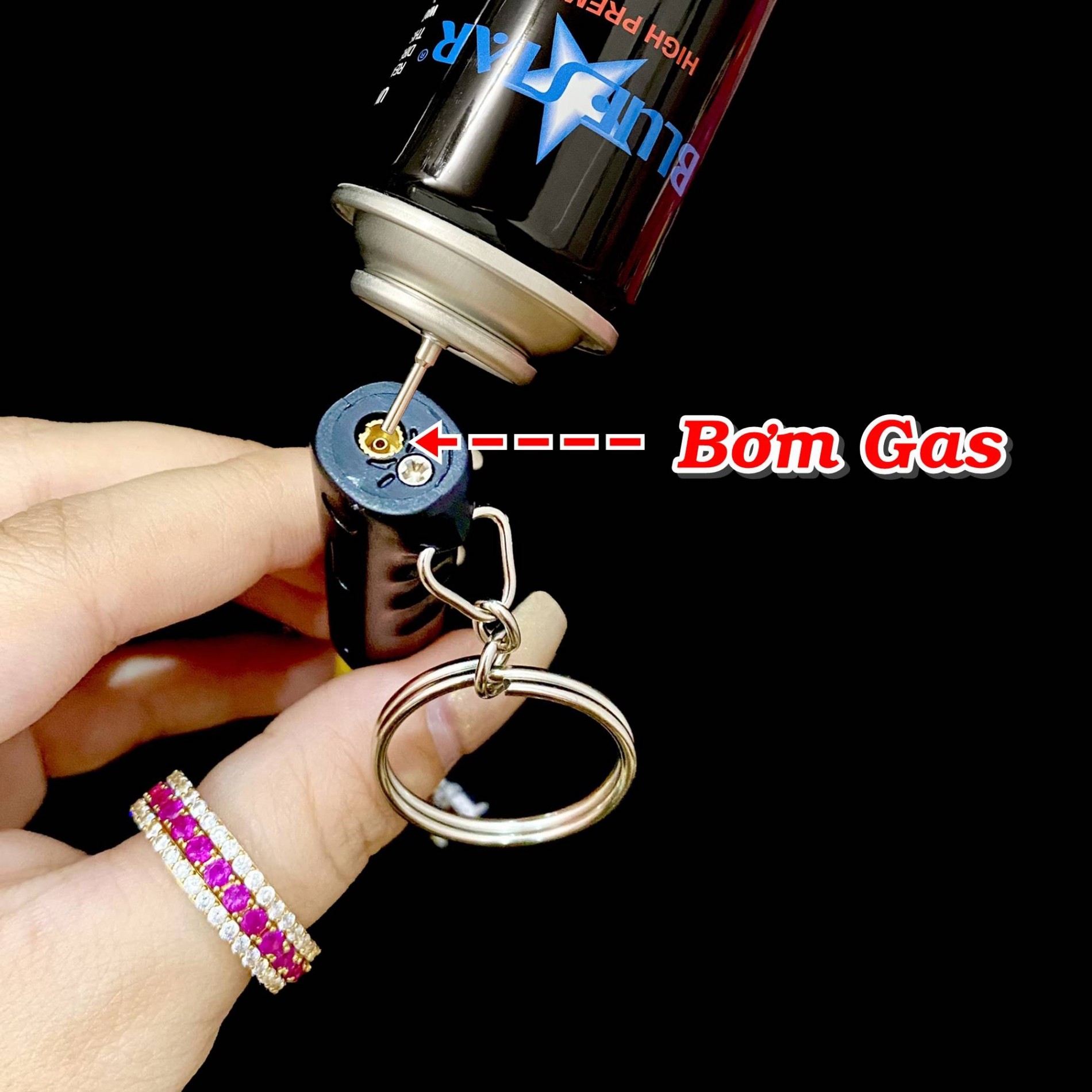 Bật lửa hình cây rìu kim loại - xài gas