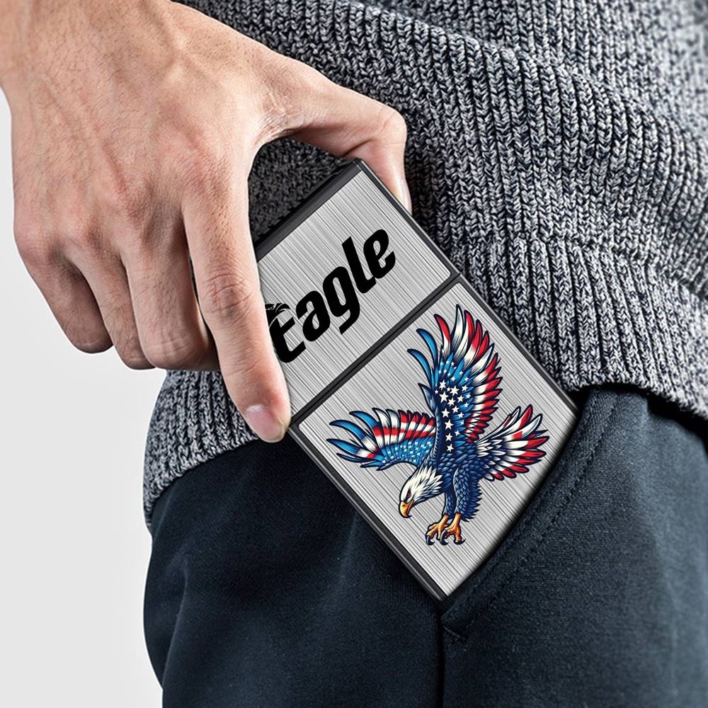 Bật lửa điện hộp thuốc hình đại bàng sạc điện