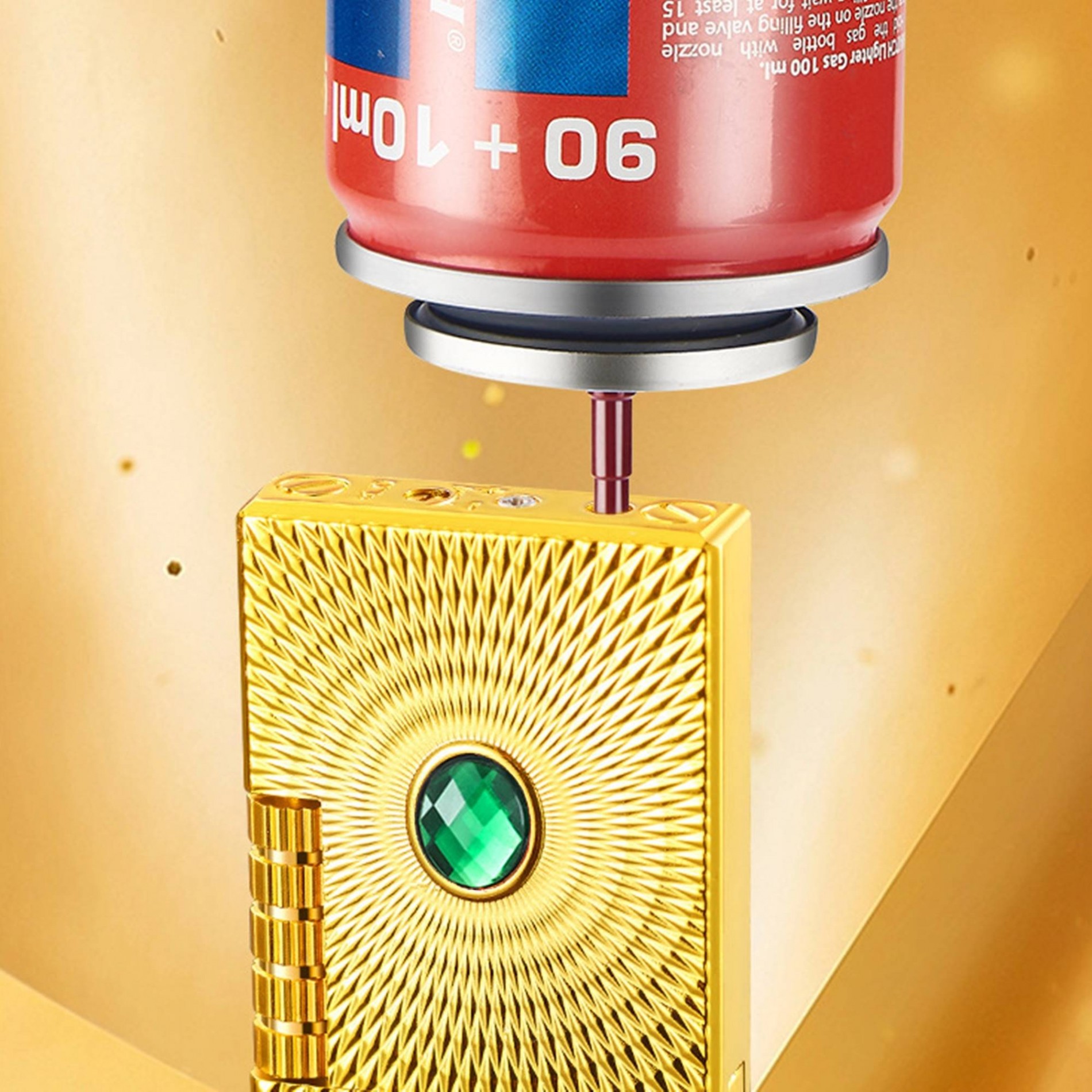 Bật lửa dạ quang từ viên ngọc bích