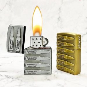 Bật lửa zippo gas đá hình 6 viên đạn g-10 - (xài gas)