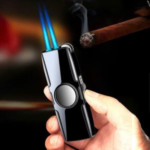 Bật lửa rảnh tay 2 tia lửa khò con quay